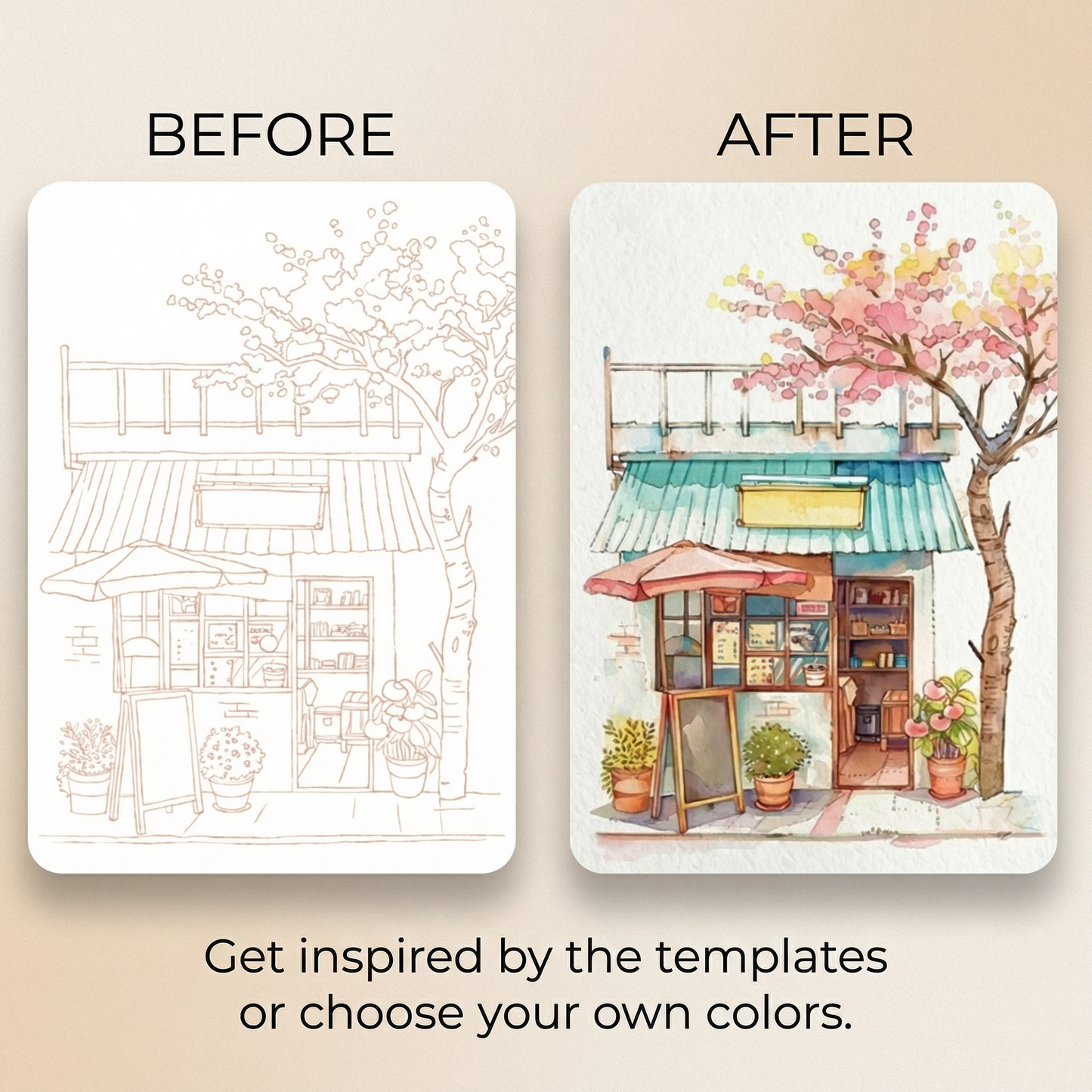 ArtEase™ Watercolour Art Kit with Built In Paint