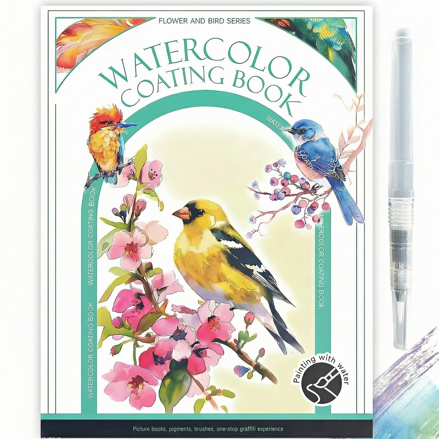 ArtEase™ Watercolour Art Kit with Built In Paint