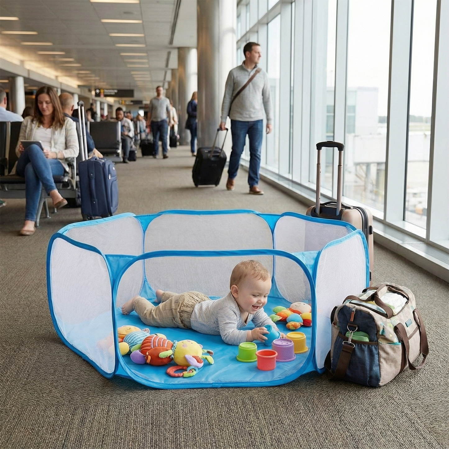 Toddler Pop Up Playpen for Travel