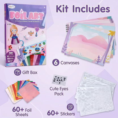 Foil Art Craft Kit for Kids