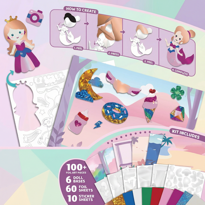 Foil Art Craft Kit for Kids