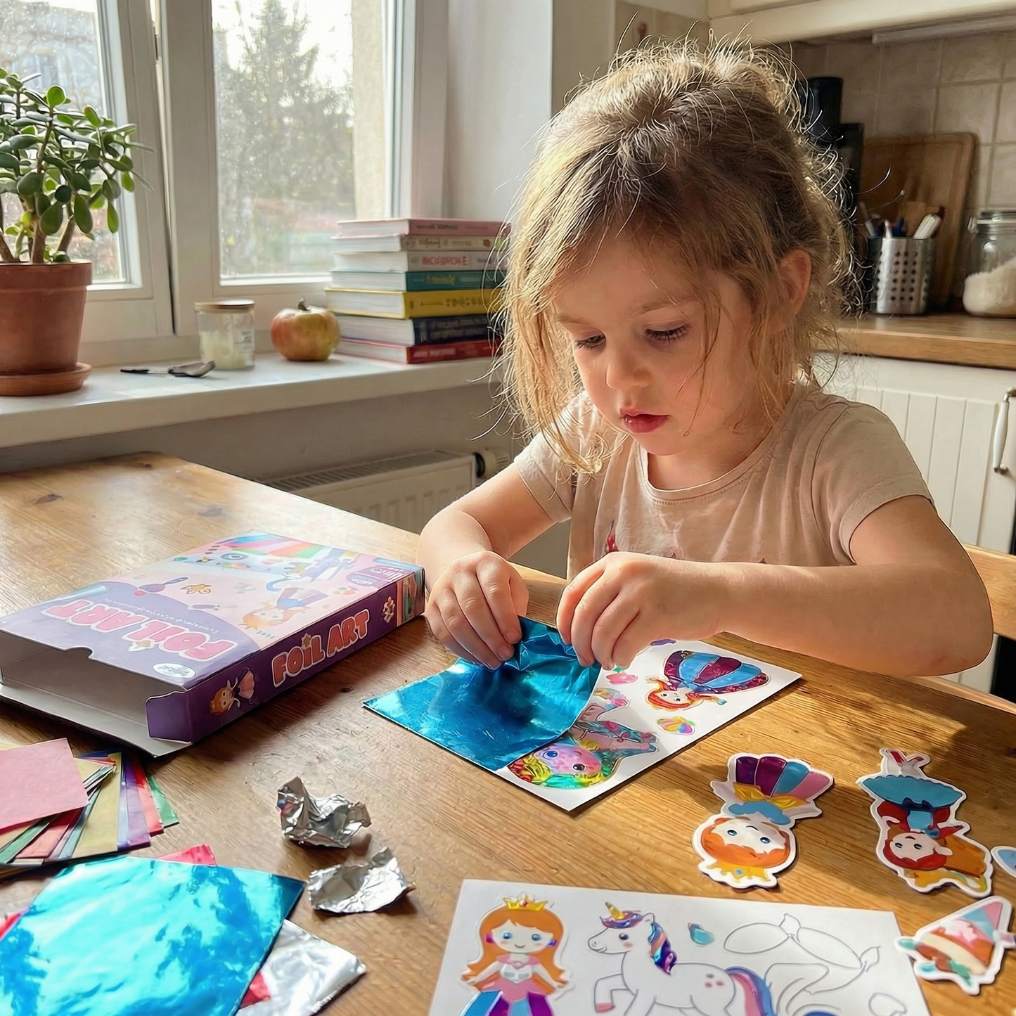 Foil Art Craft Kit for Kids