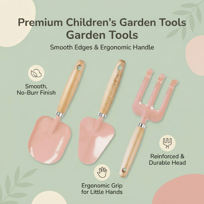 Kids Gardening Tool Set with Bag