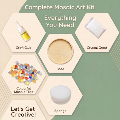 DIY Mosaic Coaster Craft Kit