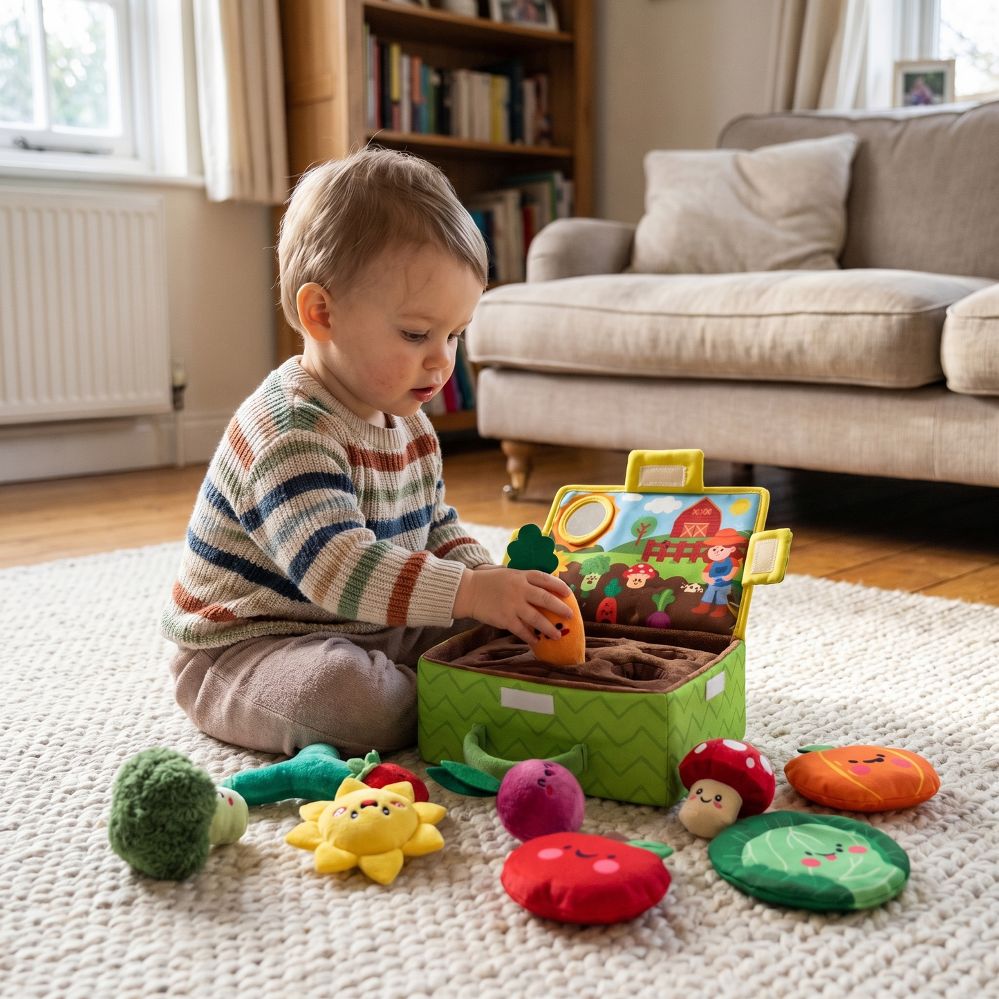 My First Plush Vegetable Garden Set