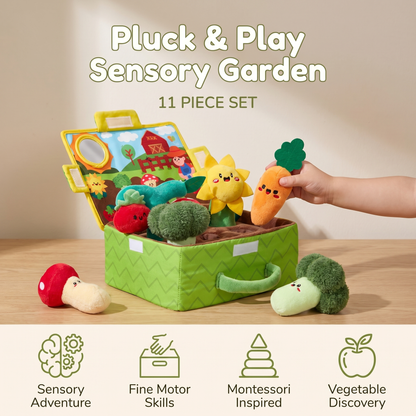 My First Plush Vegetable Garden Set
