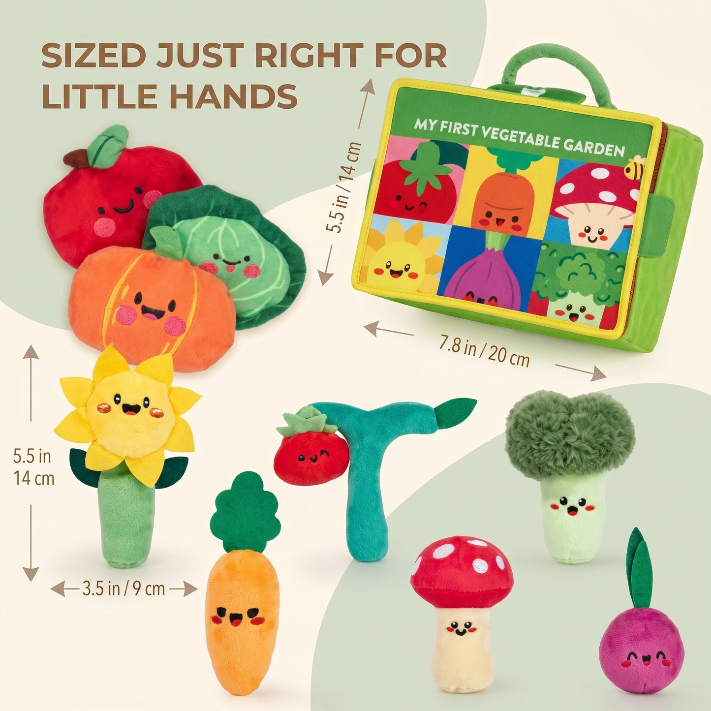My First Plush Vegetable Garden Set