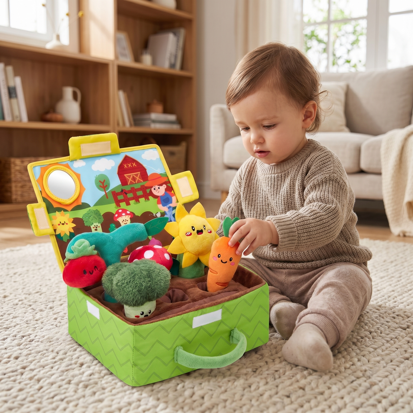 My First Plush Vegetable Garden Set