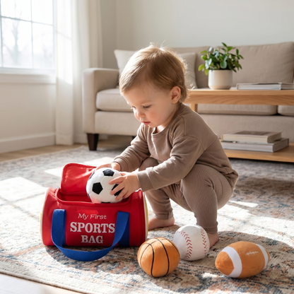 My First Sports Toy Bag Plush Set
