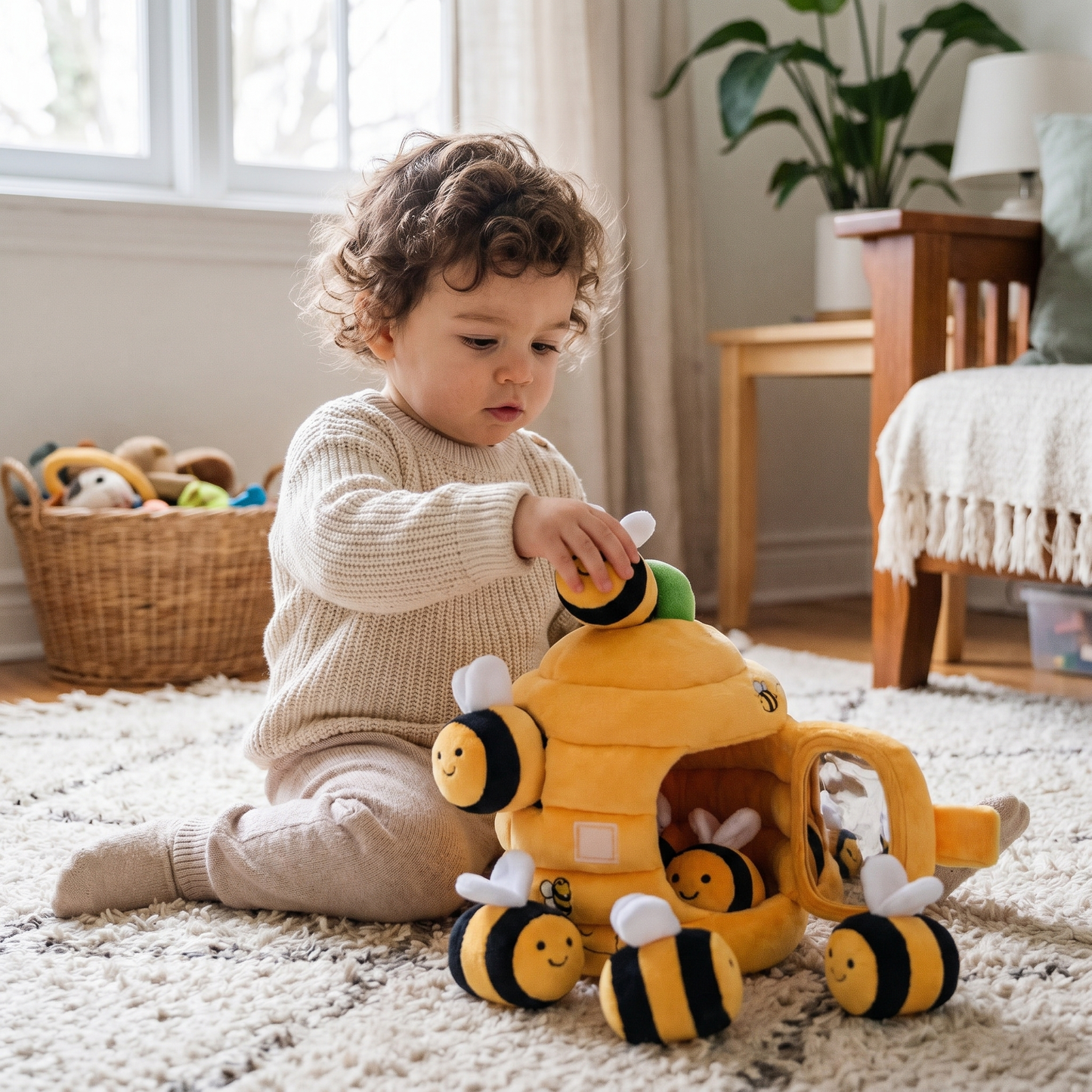 Bee Hive Sorting Toy for Toddlers