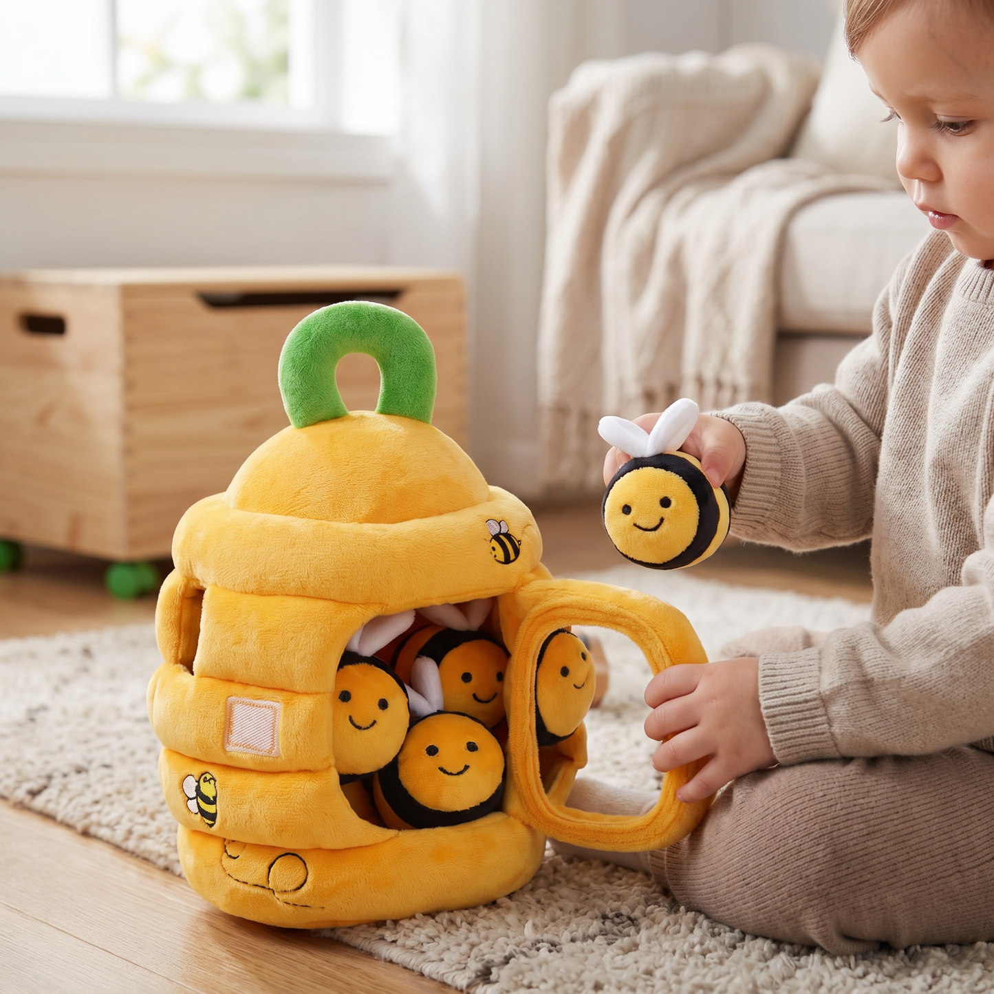 Bee Hive Sorting Toy for Toddlers