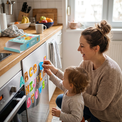 Magnetic Animal Alphabet Letters Set
