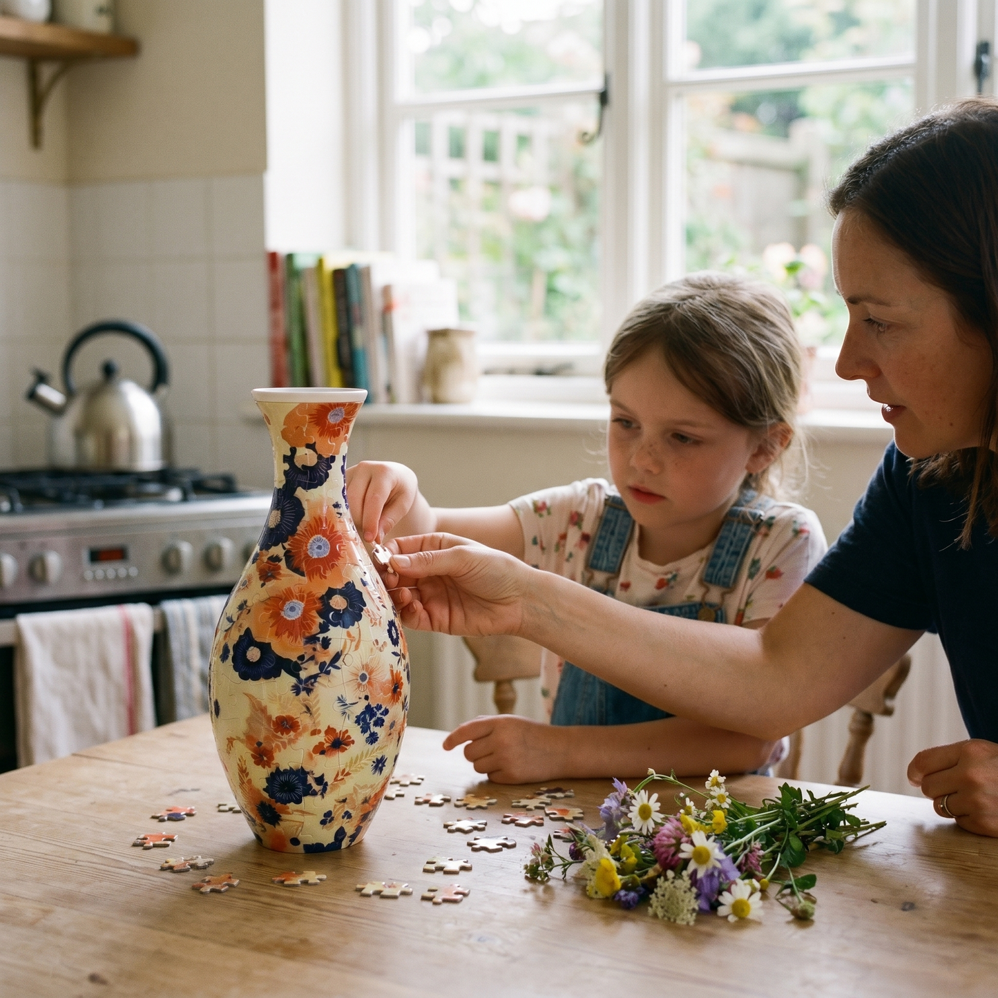 3D Puzzle Flower Vase