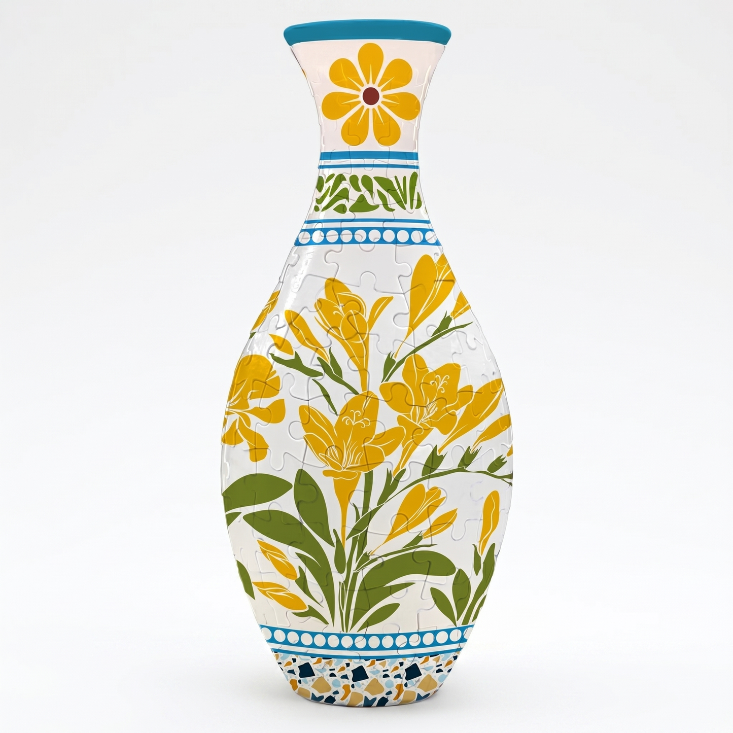 3D Puzzle Flower Vase