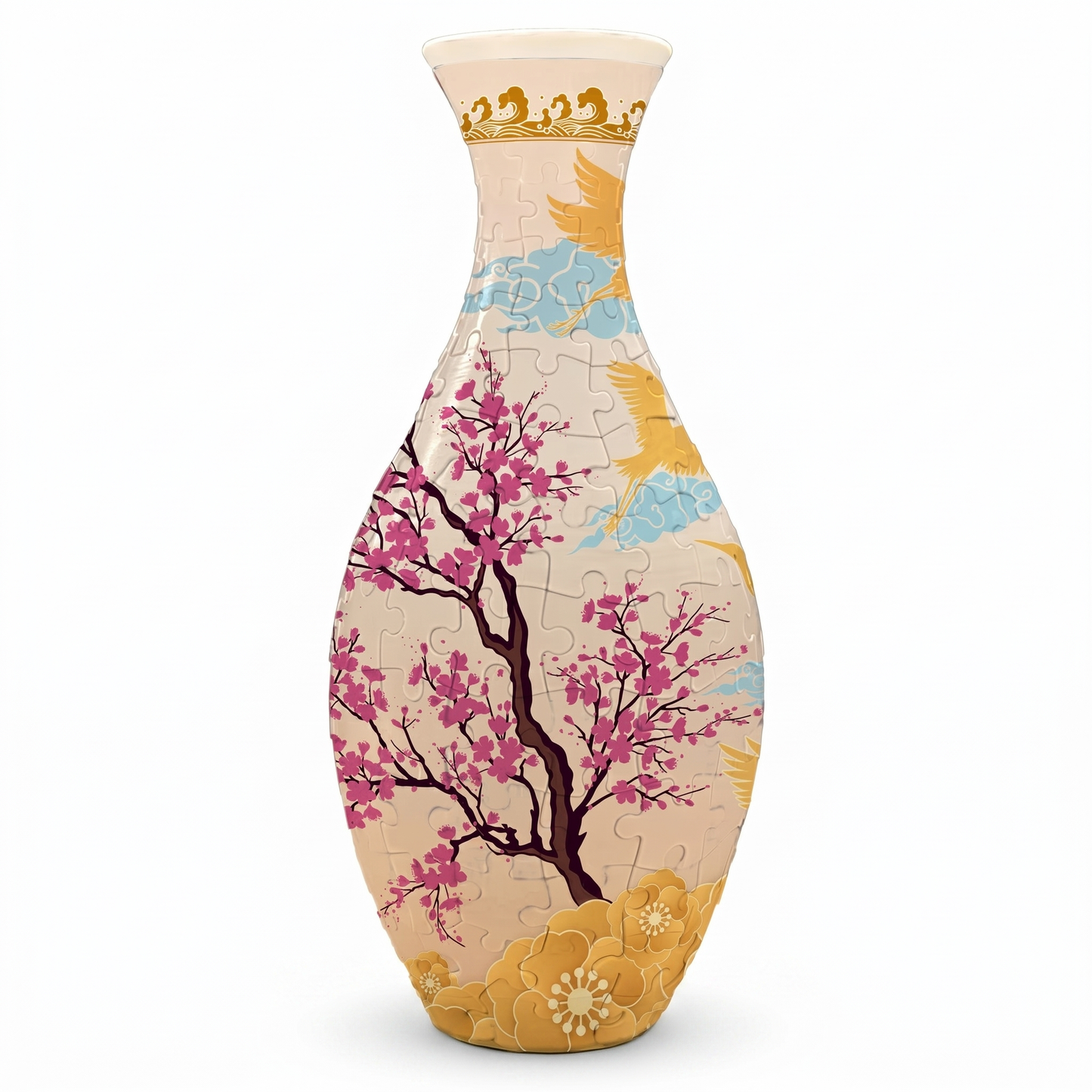 3D Puzzle Flower Vase