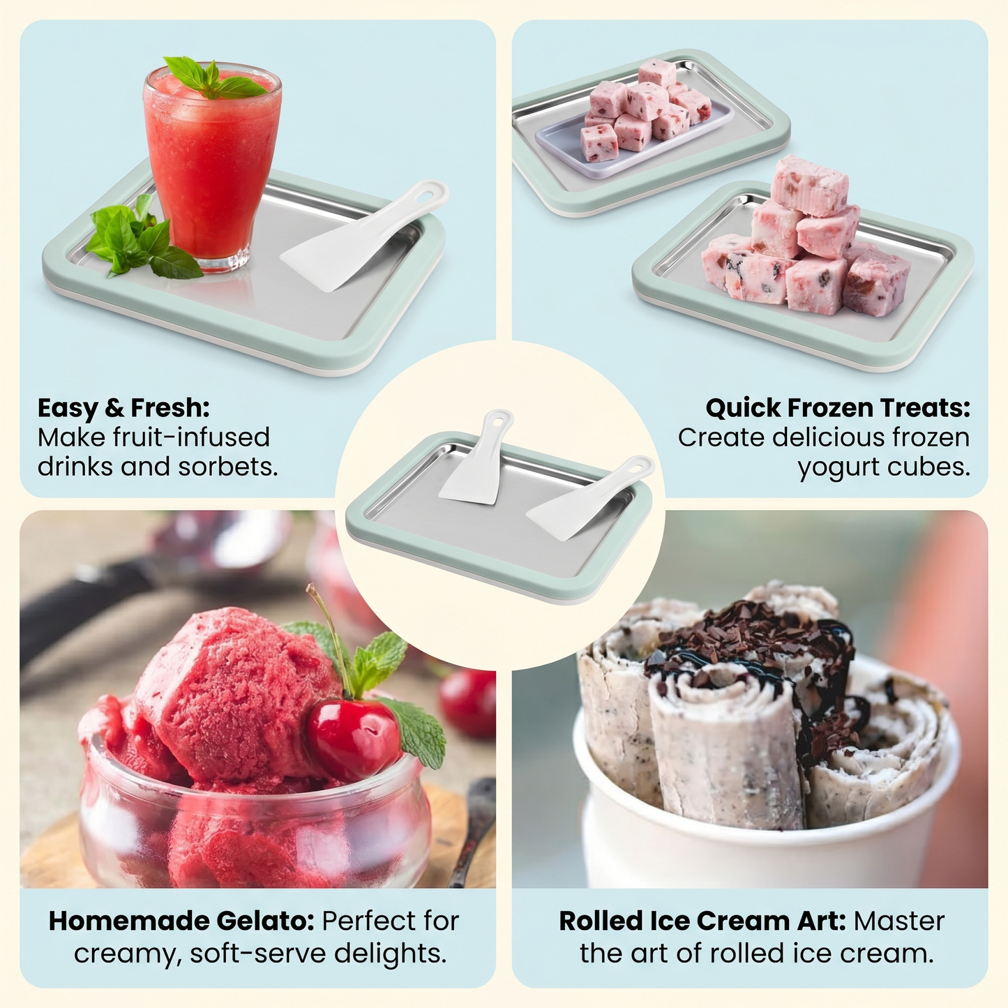 Ice Cream Roll Maker for Home