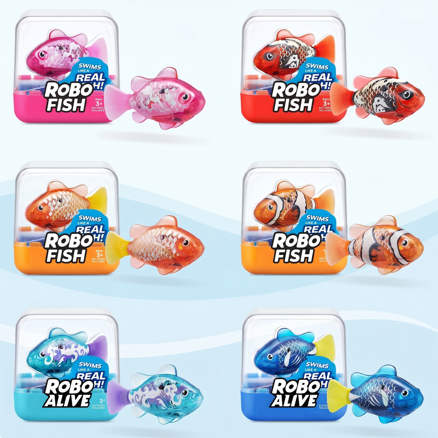 Realistic Water Activated Fish Toy for Kids (Random Colour)