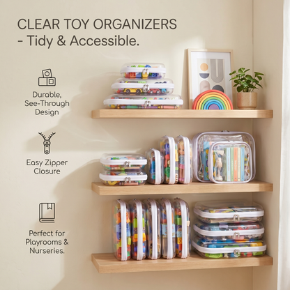 Clear Toy Organiser Pouches