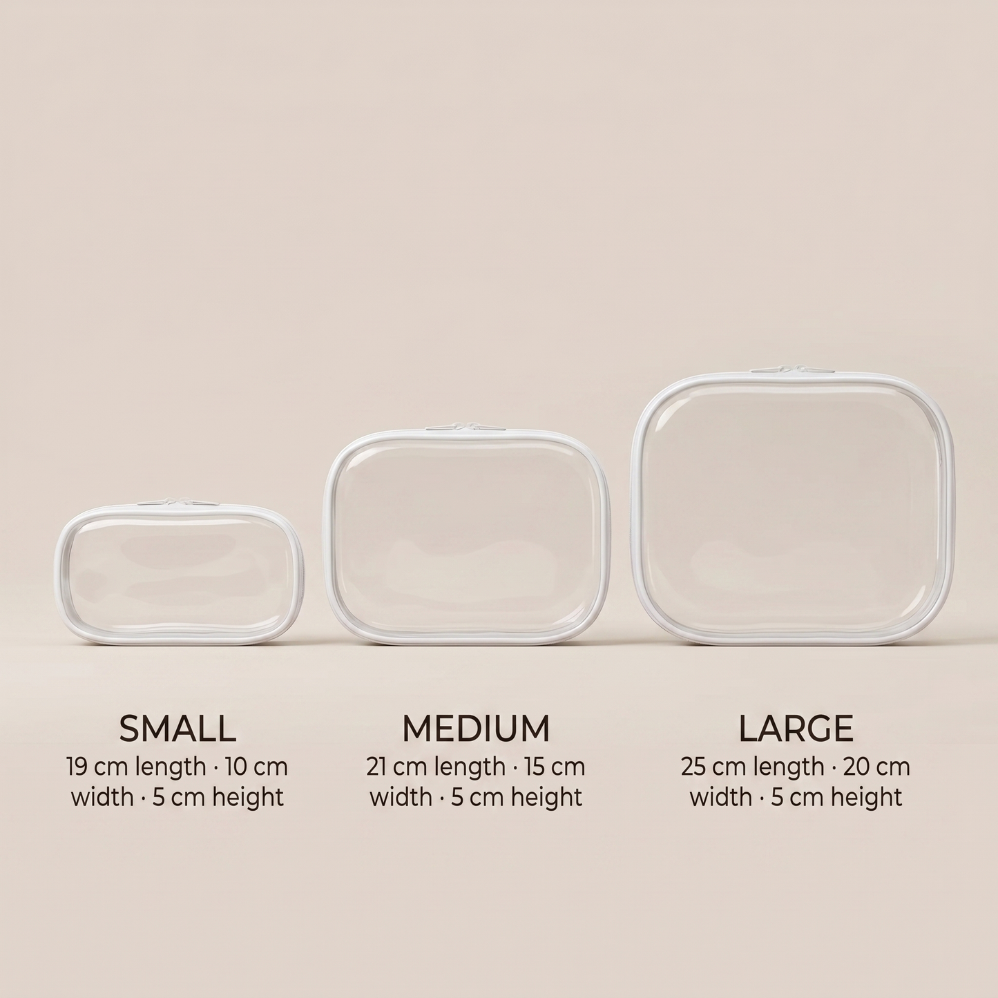 Clear Toy Organiser Pouches