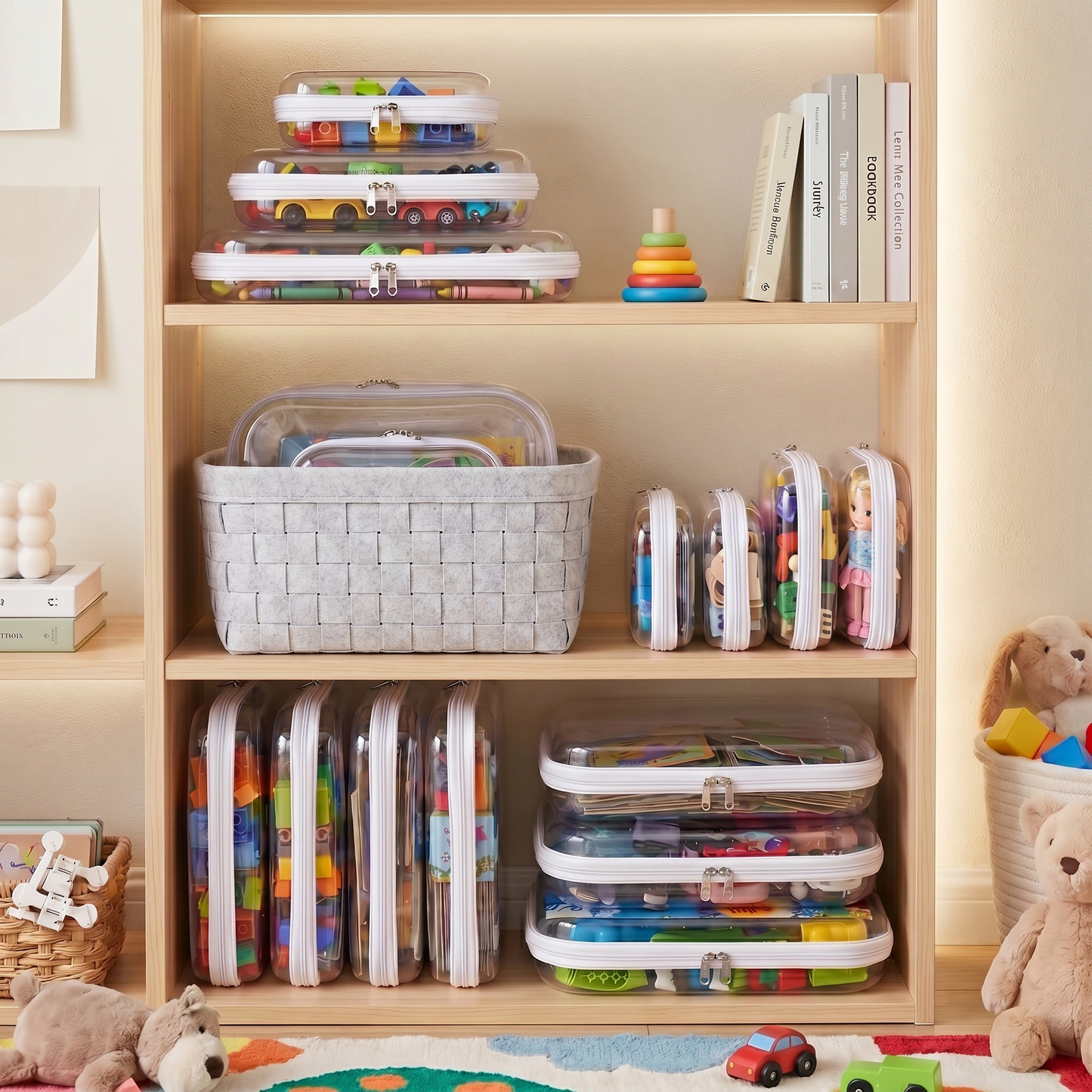Clear Toy Organiser Pouches