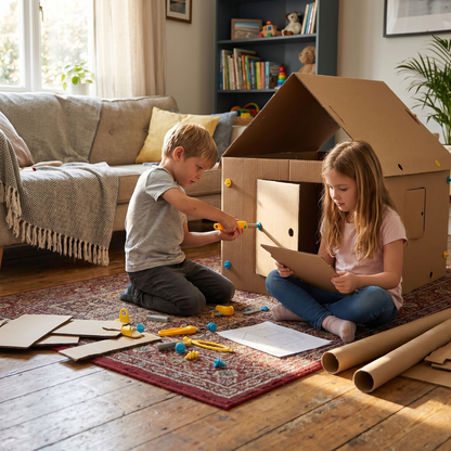 Cardboard Construction Kit for Kids