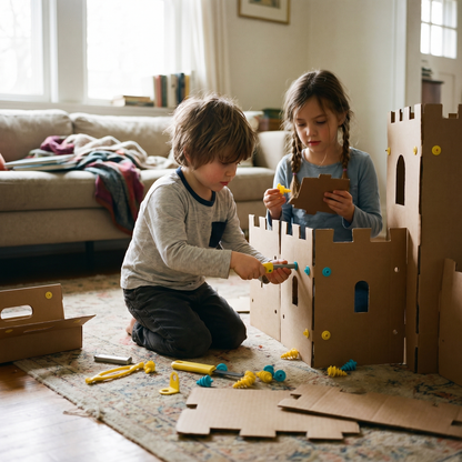 Cardboard Construction Kit for Kids