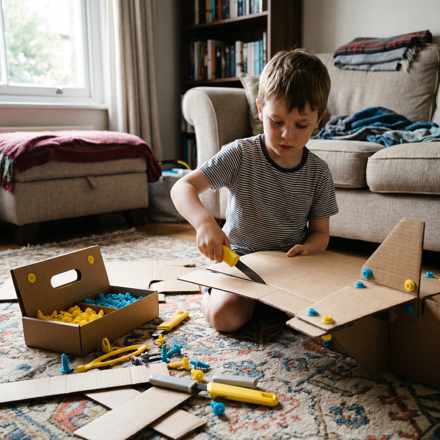 Cardboard Construction Kit for Kids