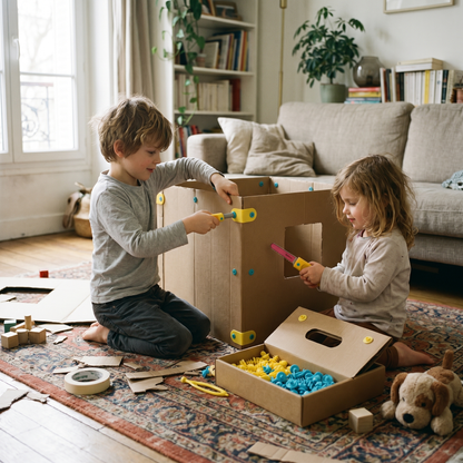 Cardboard Construction Kit for Kids