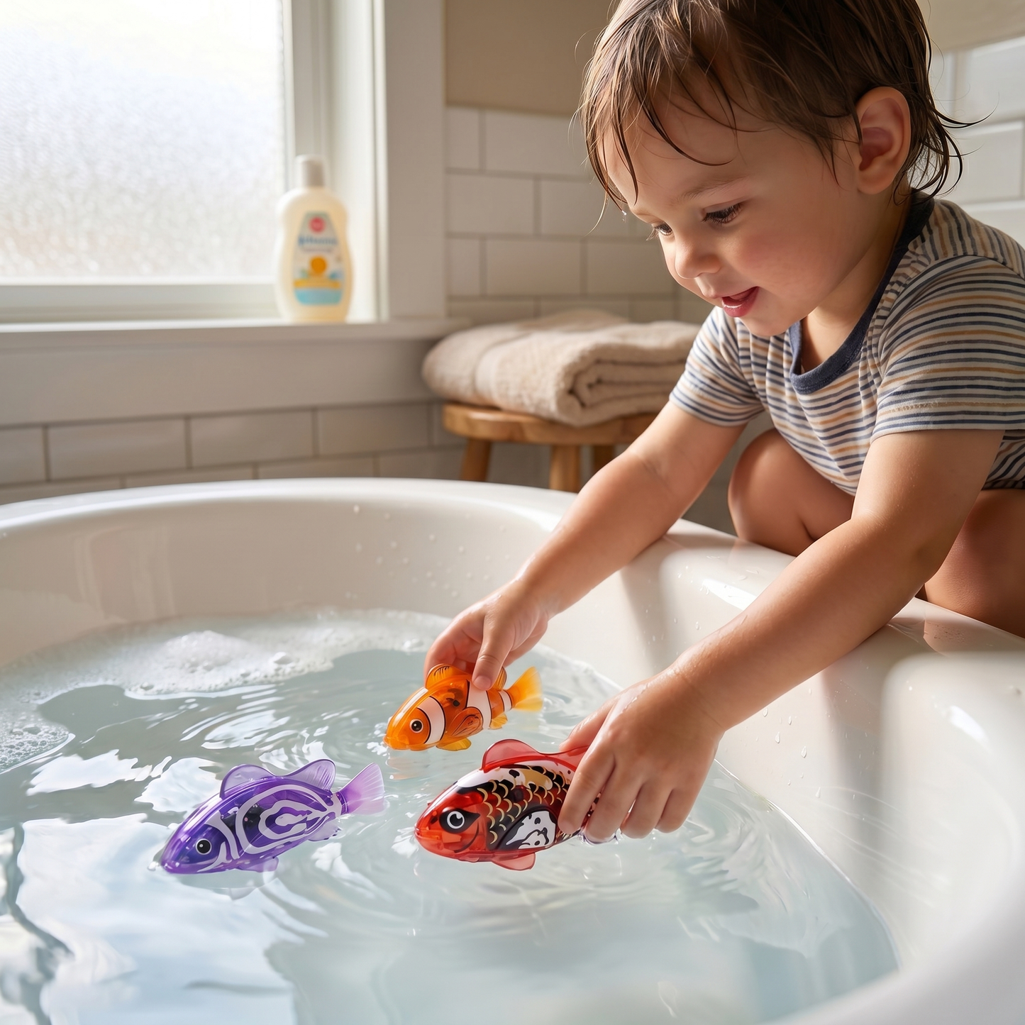Realistic Water Activated Fish Toy for Kids (Random Colour)