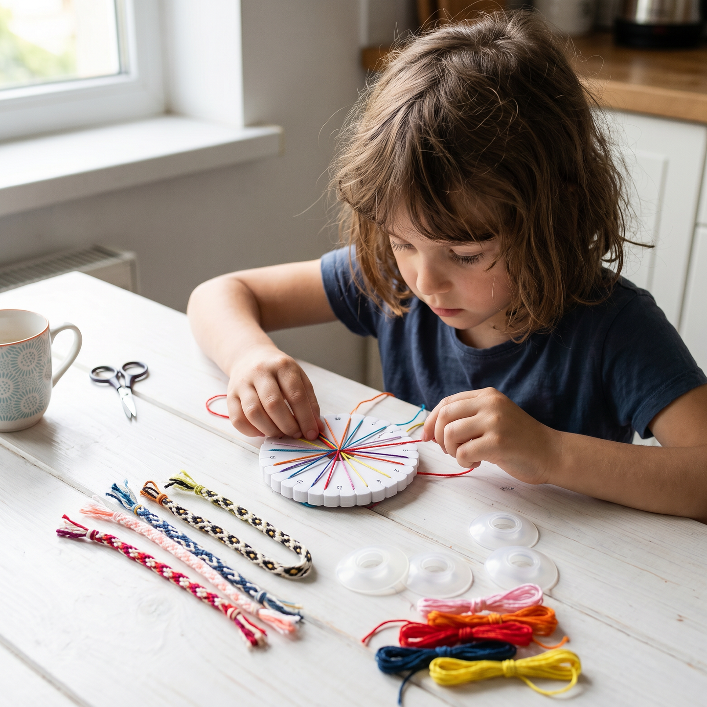 Kumihimo Bracelet DIY Kit for Kids