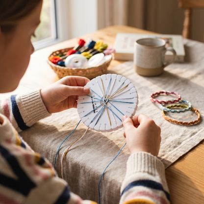 Kumihimo Bracelet DIY Kit for Kids