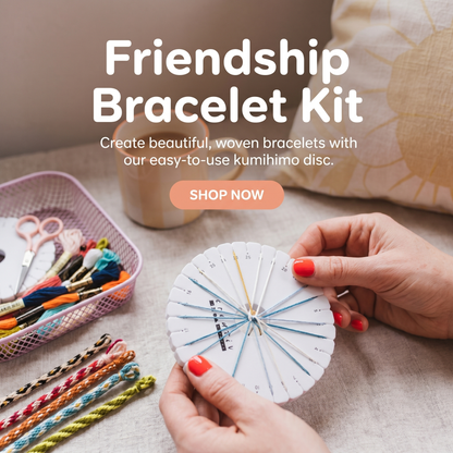 Kumihimo Bracelet DIY Kit for Kids