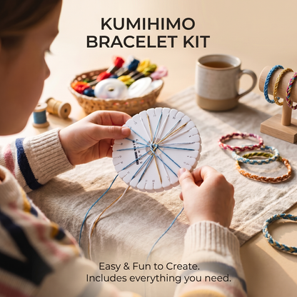 Kumihimo Bracelet DIY Kit for Kids