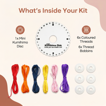 Kumihimo Bracelet DIY Kit for Kids