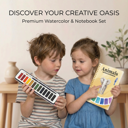 Calm & Create Guided Watercolour Book
