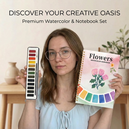 Calm & Create Guided Watercolour Book