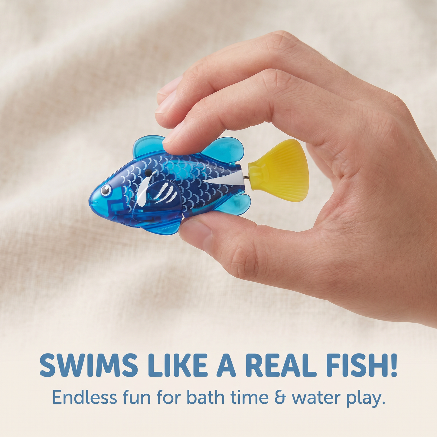 Realistic Water Activated Fish Toy for Kids (Random Colour)