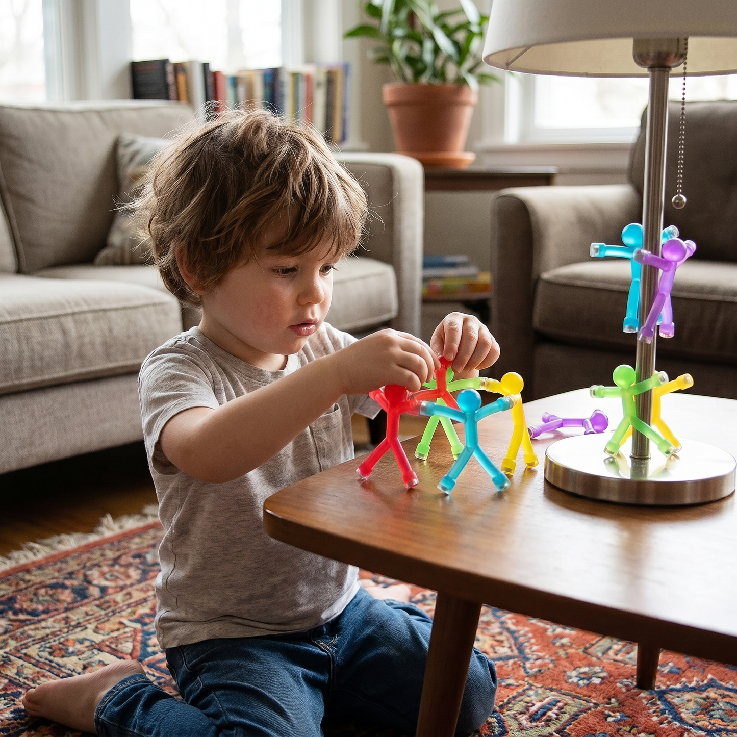 Magnetic Stickman Fidget Toy Set – 20PCS