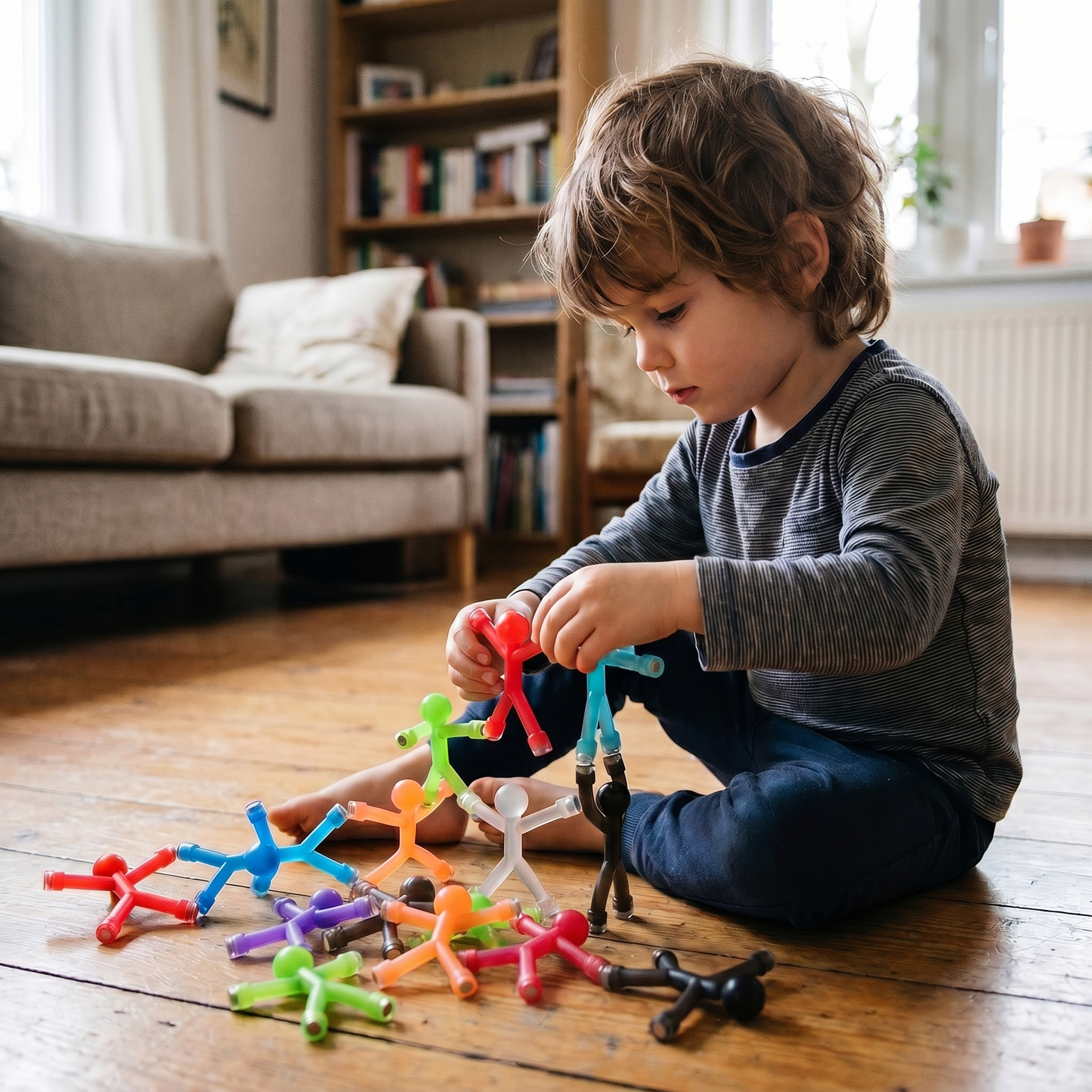 Magnetic Stickman Fidget Toy Set – 20PCS