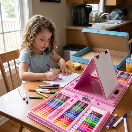 All In One Kids Creative Art Set (208 Pieces)