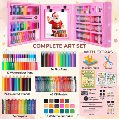 All In One Kids Creative Art Set (208 Pieces)