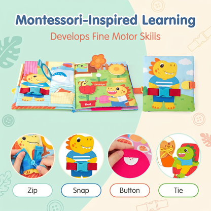Soft Dinosaur Adventure Book for Toddlers