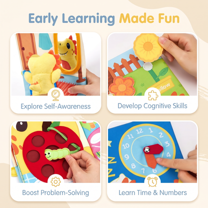 Soft Dinosaur Adventure Book for Toddlers