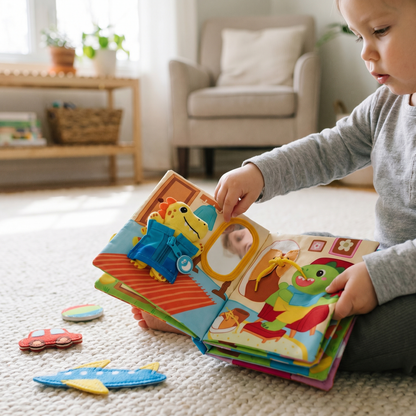 Soft Dinosaur Adventure Book for Toddlers