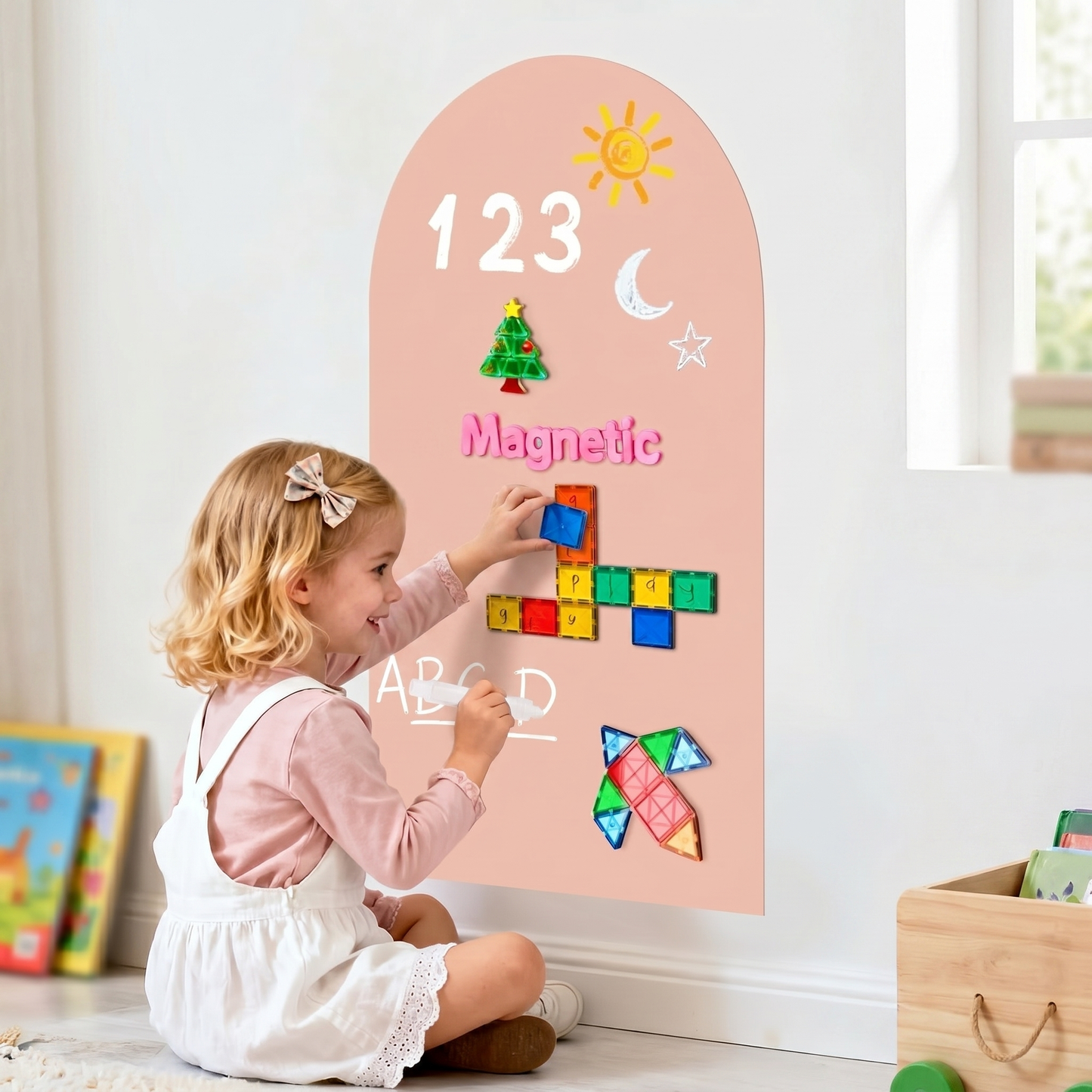 Magnetic Drawing Wall Sticker for Playrooms