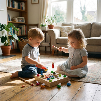 Wooden Magnetic Fishing Learning Toy