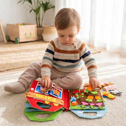 Farm Friends Learning Activity Book