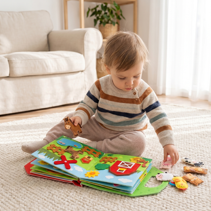 Farm Friends Learning Activity Book