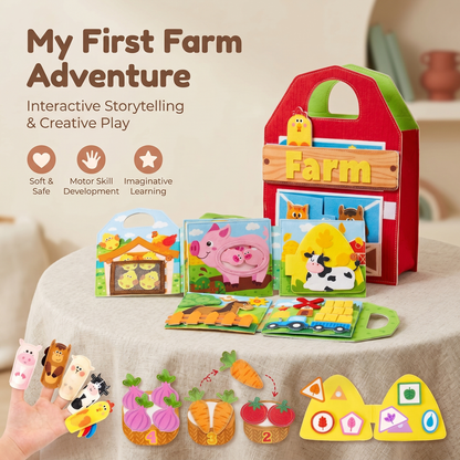 Farm Friends Learning Activity Book