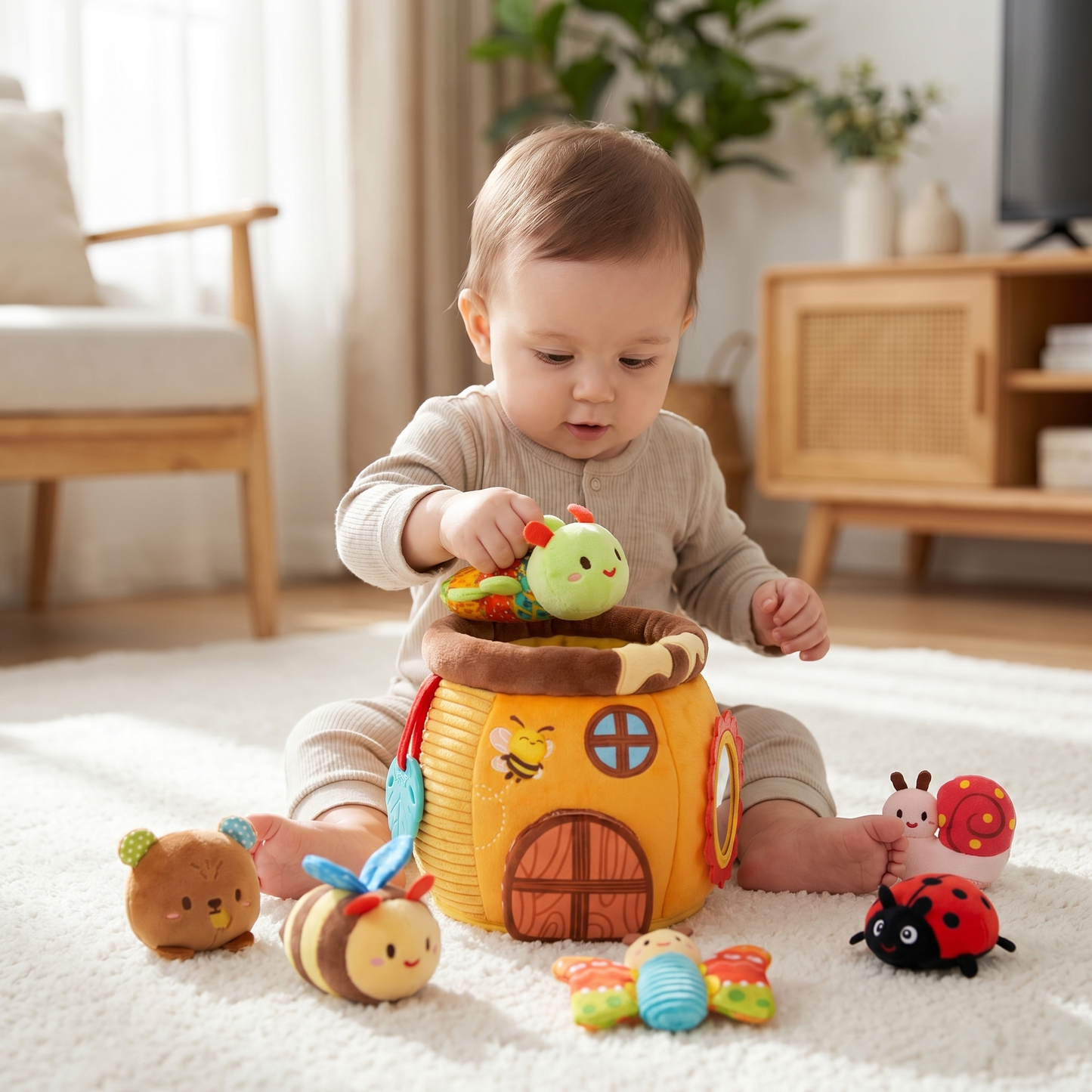 Honey Pot Plush Activity Set for Toddlers